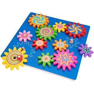 Spinning gear puzzle